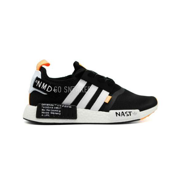 Мужские кроссовки Adidas NMD x Off White Black