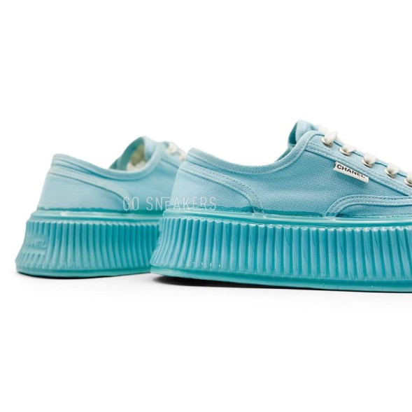 Женские кеды Chanel Sneakers Goe Blue