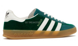 Adidas x Gucci Gazelle Green Suede
