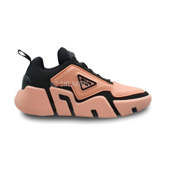 Женские кроссовки Prada Techno Stretch Gold Rose