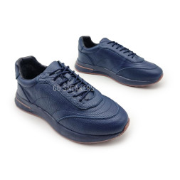 Loro Piana Leather Navy