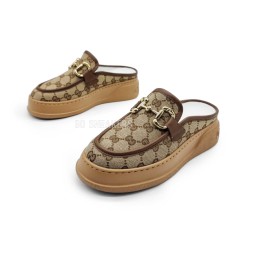 Gucci Sabo Leather Brown