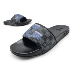 Louis Vuitton Flip-flops Black/Blue