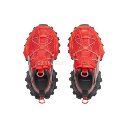Balenciaga Hike Sneaker Red Black