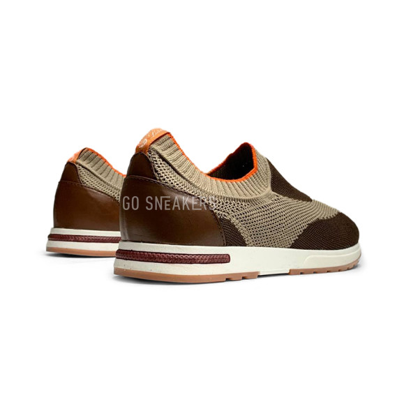 Мужские кроссовки Loro Piana Brown Knit