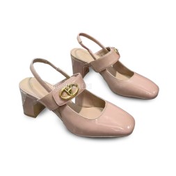 Valentino Leather Pumps Lacquered Light Pink