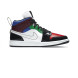 Унисекс кроссовки Nike Air Jordan 1 Mid SE Black White Multi-Color