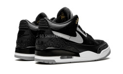 Nike Air Jordan 3 Retro Tinker Black Cement Gold