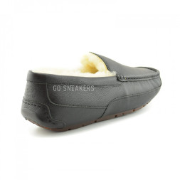 Men&#039;s Ascot Black Leather