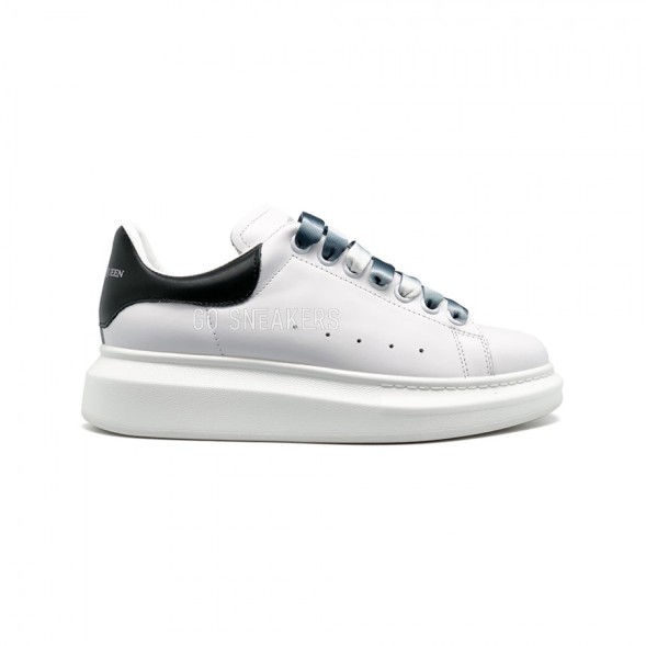 Женские кроссовки Alexander McQueen Luxe Glitter White-Black