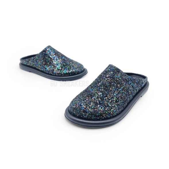 Женские шлепки JW Anderson Sparkles Black