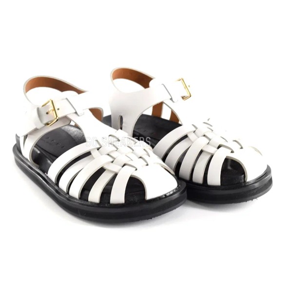 Женские босоножки Marni Sandals White