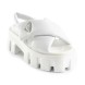 Женские босоножки Prada Sandals Leather White