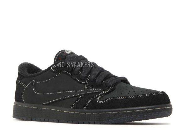 Унисекс кроссовки Nike Air Jordan 1 Low Travis Scott Black Phantom