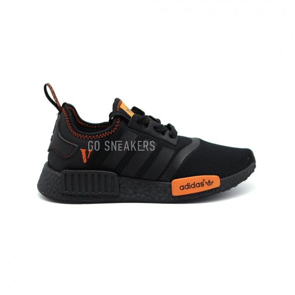 Женские кроссовки Adidas NMD Black-Orange
