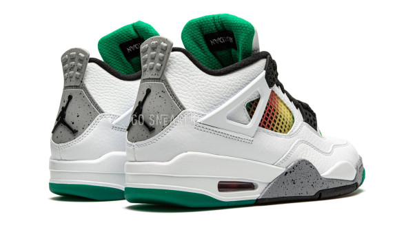 Унисекс кроссовки Nike Air Jordan 4 Retro Lucid Green Rasta