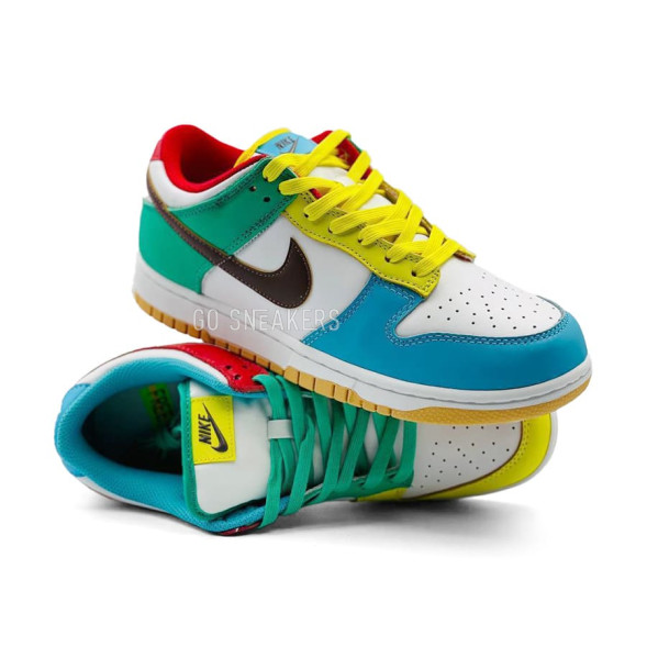 Мужские кроссовки Nike Dunk Low SE &amp;#039;Free.99&amp;#039; Man White/Yellow/Red