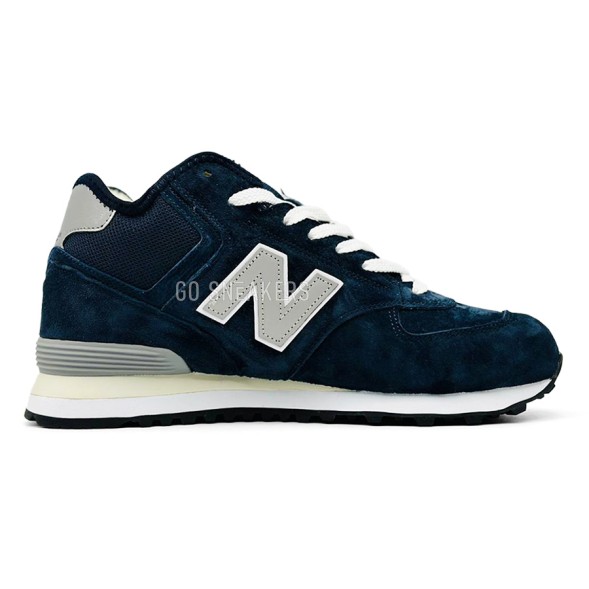 Унисекс зимние кроссовки New Balance 574 High Winter Navy Unisex
