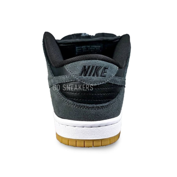 Мужские кроссовки Nike SB Dunk Low Dark Man Grey Black Gum