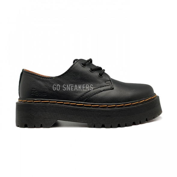 Женские ботинки Dr. Martens 1461 Quad Platform Oxford Black