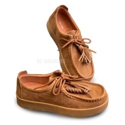 The Row Leather Loafers Brown