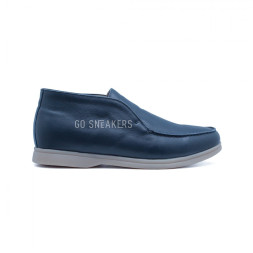 Loro Piana Open Walk Argo Blue Melange Leather