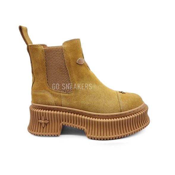 Женские ботинки SMFK Chelsea Suede Brown