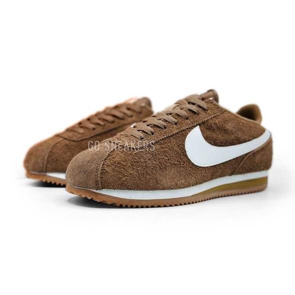 Мужские кроссовки Nike Cortez Basic Brown Suede