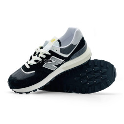 New Balance 574 Suede/Textile Black