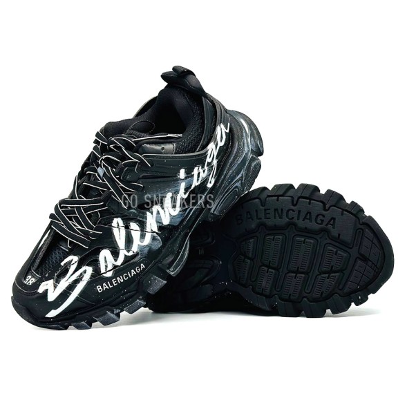 Женские кроссовки Balenciaga Track 3 Graffiti Black
